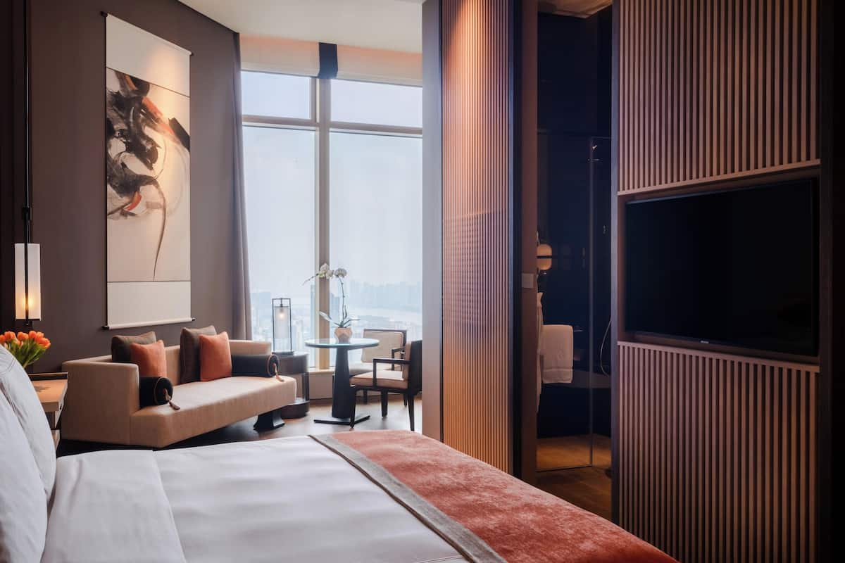 1 chambre, literie de qualité, couette en duvet