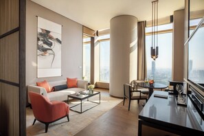 Suite – deluxe | 1 soverom, sengetøy av topp kvalitet, dundyner og senger med overmadrass