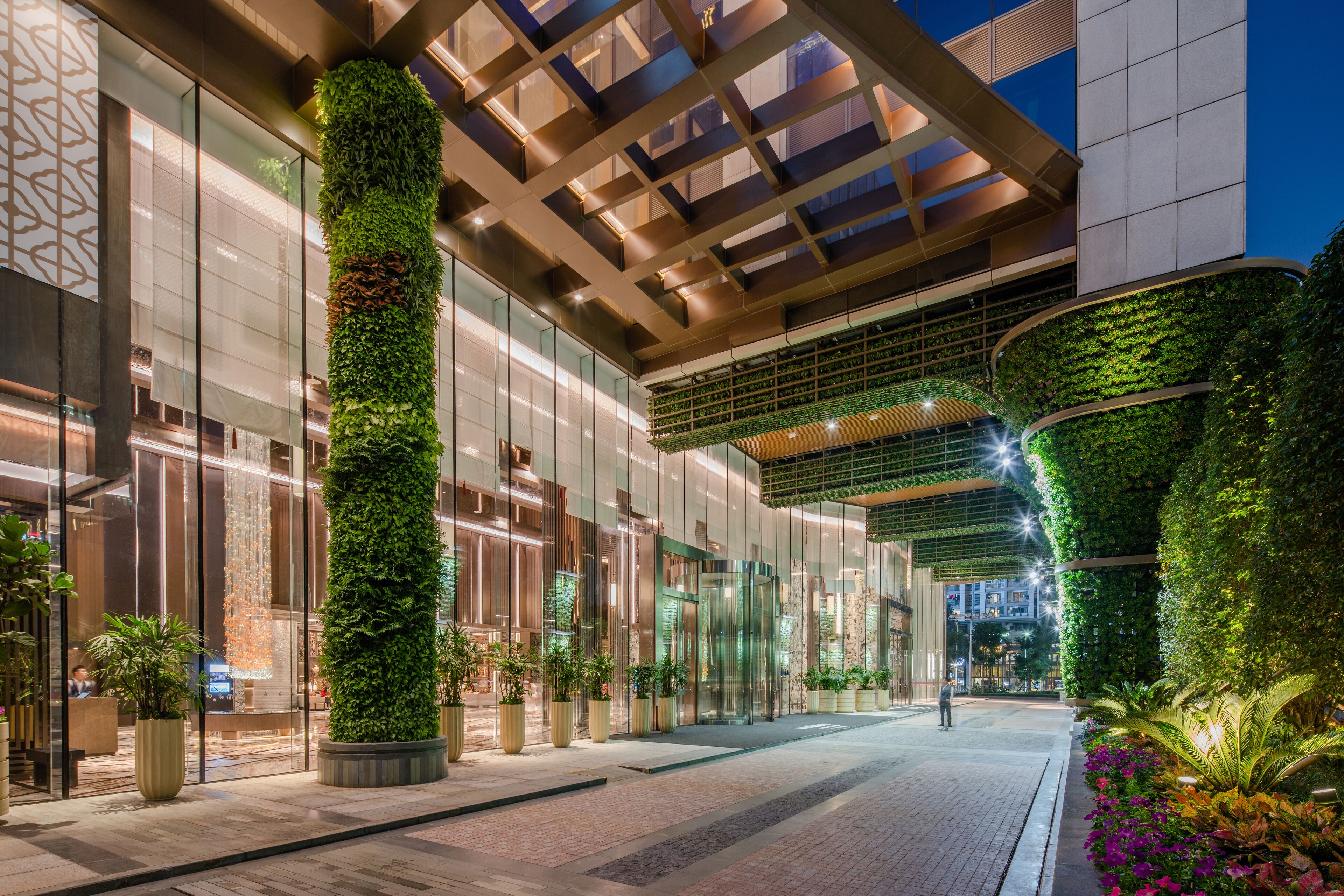 front of property – evening/night