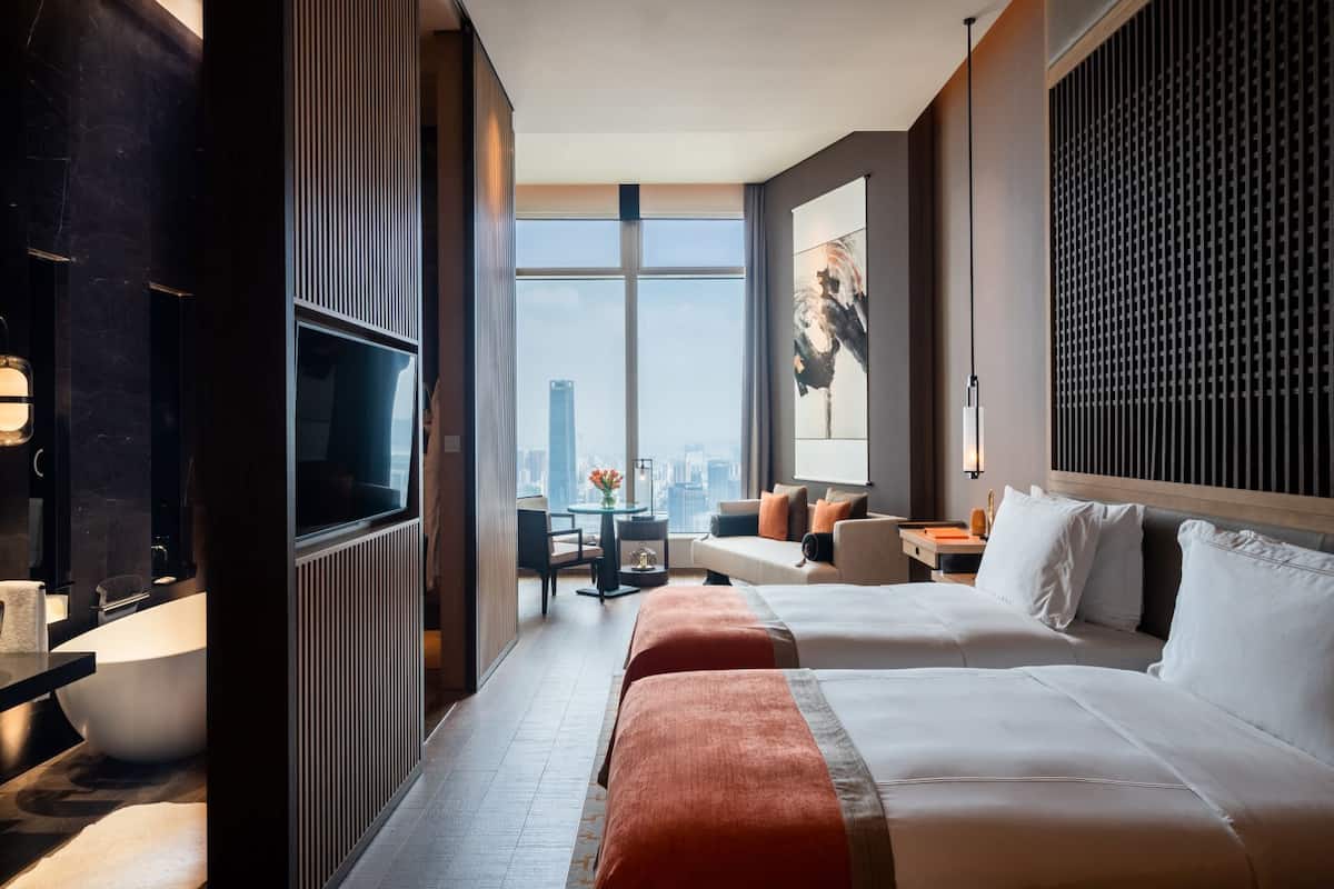 premier twin room | 1 bedroom, premium bedding, down duvets, pillow-top beds