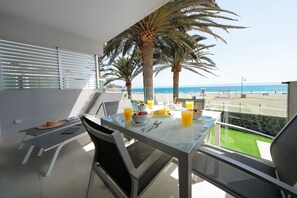 Lägenhet - 2 sovrum - terrass - havsutsikt | Balkongutsikt