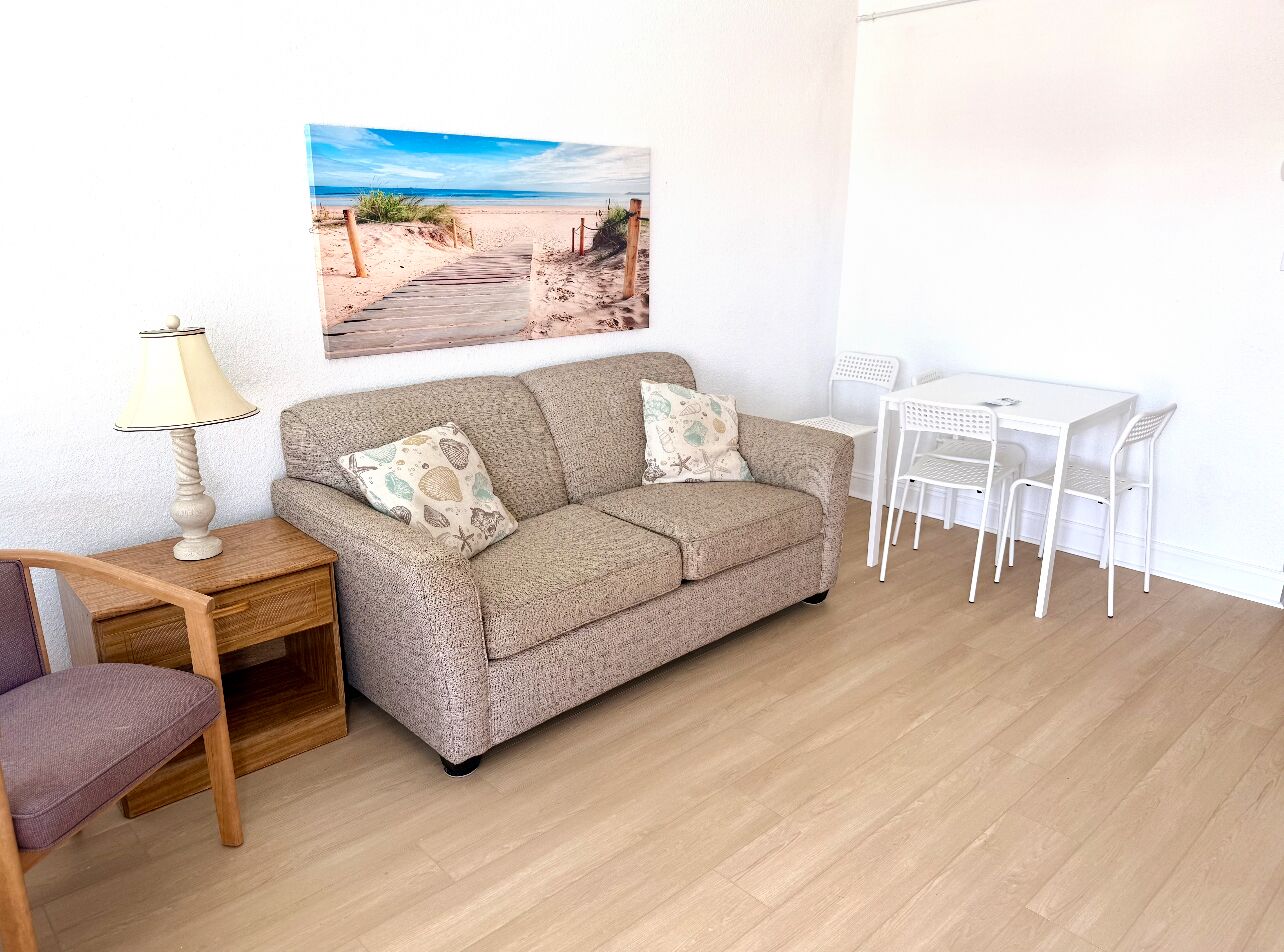 classic suite | living area | flat-screen tv