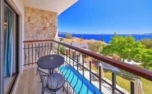 奢华客房, 海景 | 阳台景观