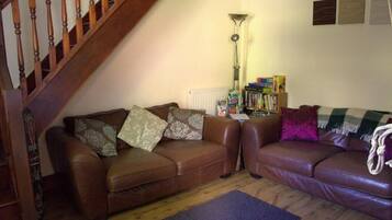 Honeypot Cottage | Living room | Flat-screen TV, DVD player