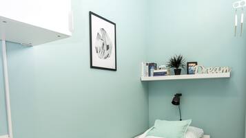 Desk, iron/ironing board, free WiFi, bed sheets