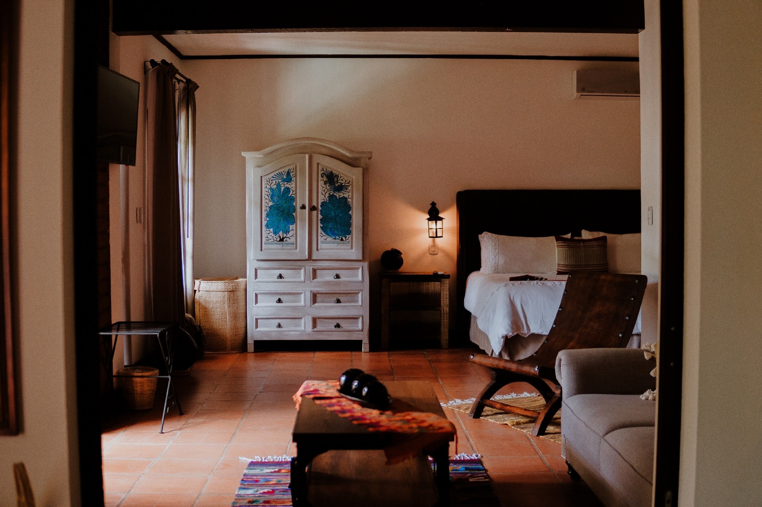 master suite | in-room safe, desk, blackout curtains, iron/ironing board