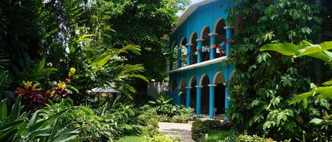 Majoituspaikan julkisivu