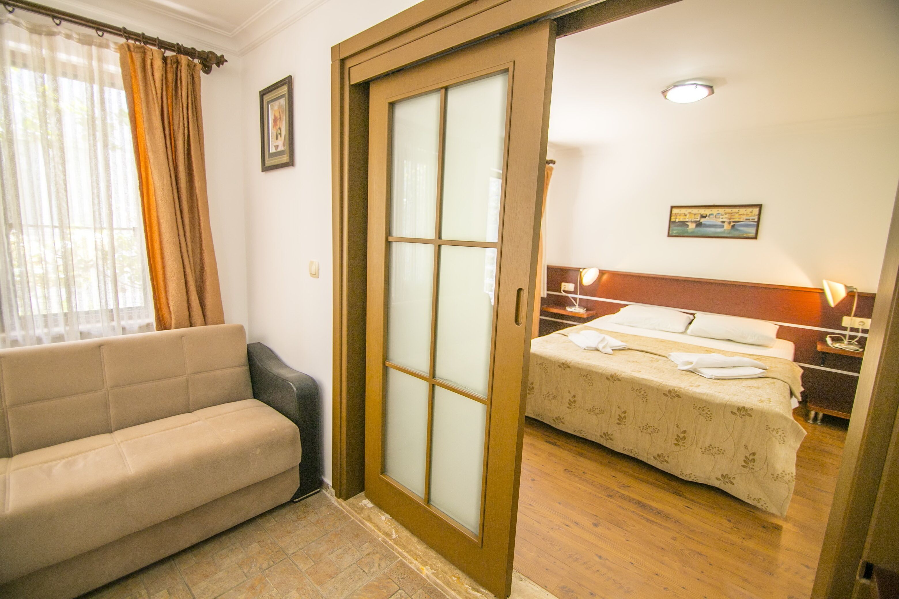 family room | soundproofing, bed sheets, wheelchair access