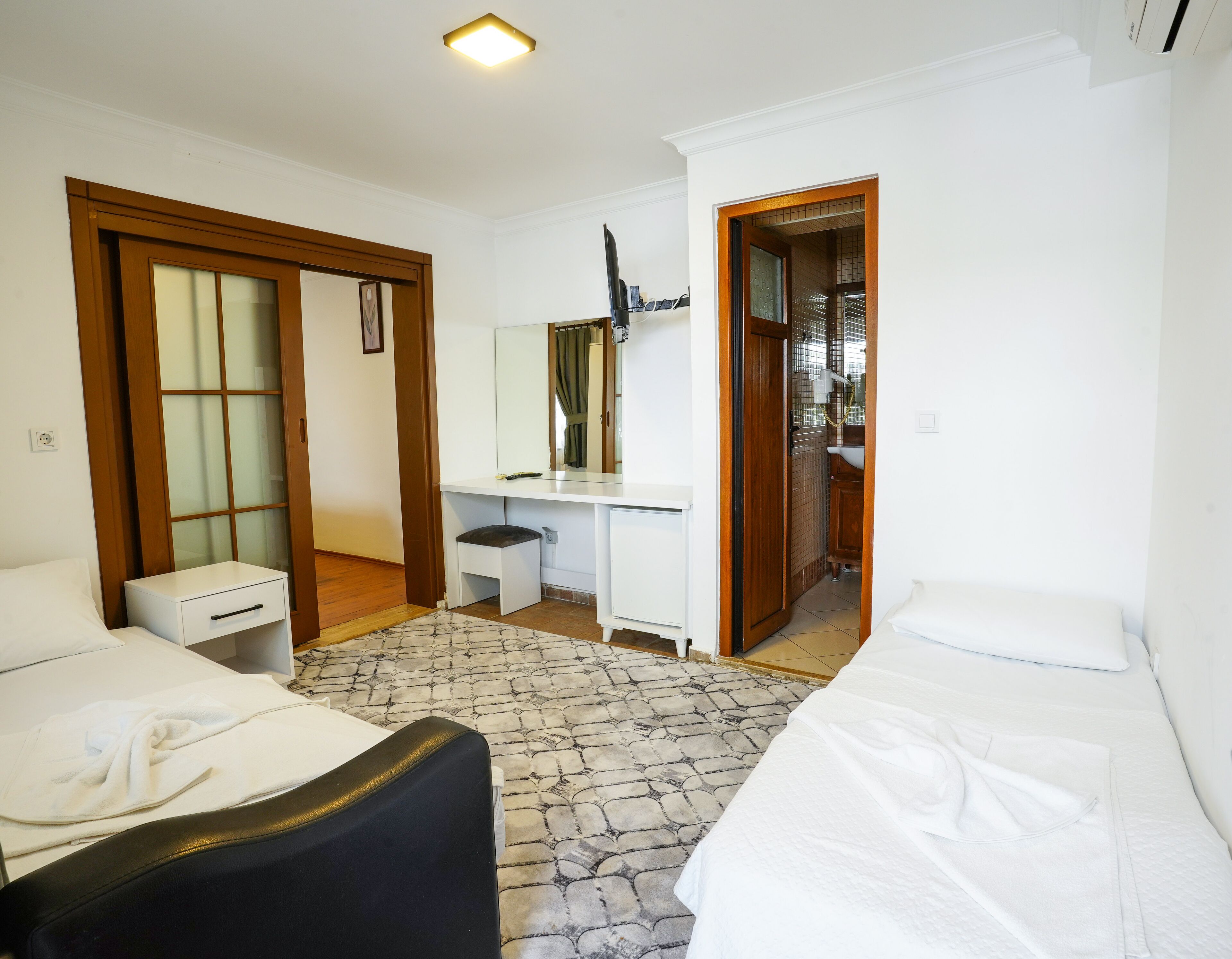 family room | soundproofing, bed sheets, wheelchair access