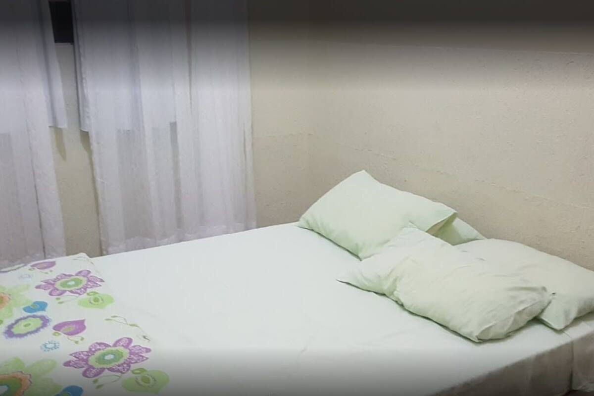 Desk, blackout curtains, free WiFi, bed sheets
