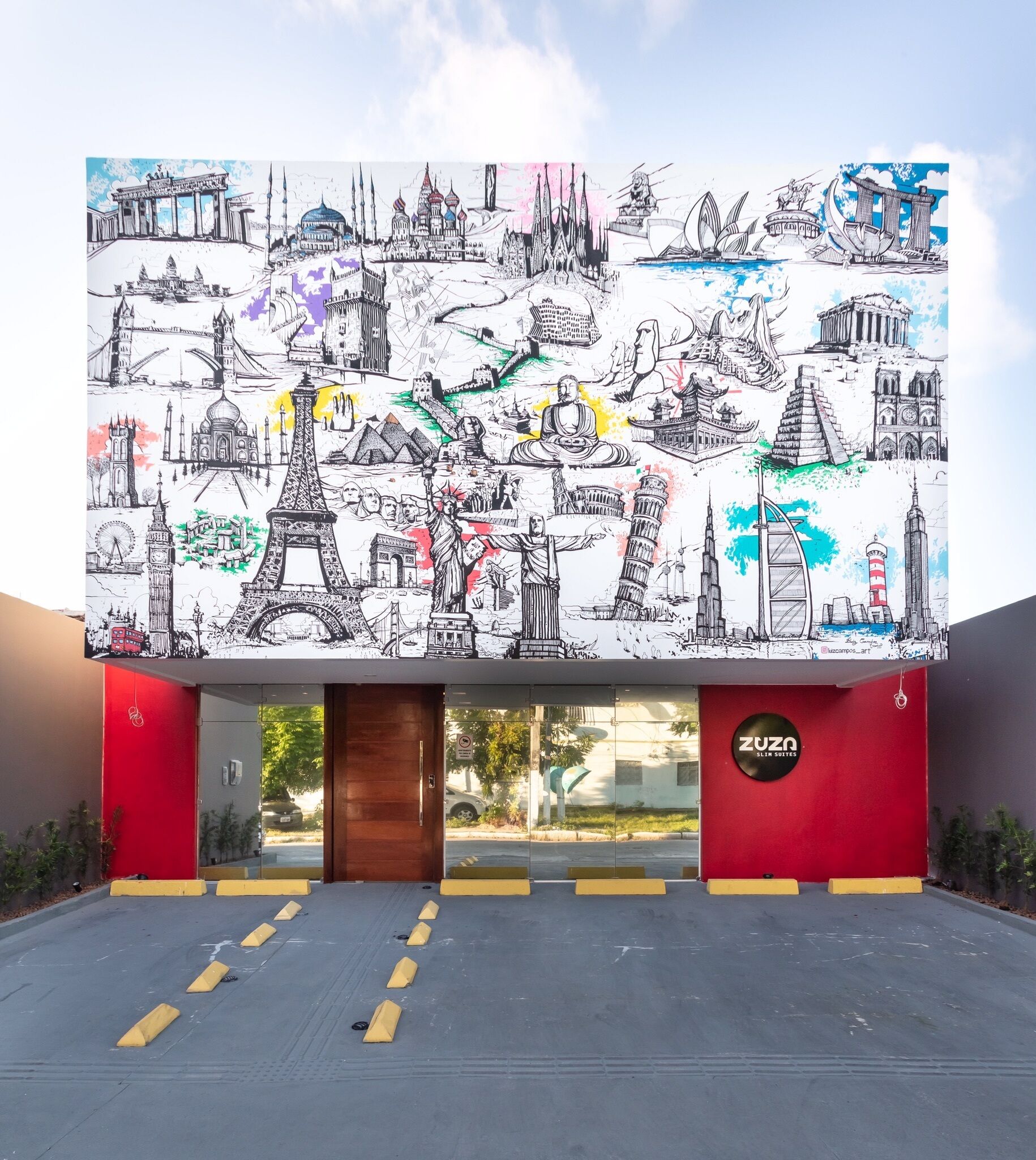 Fachada da propriedade