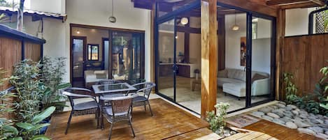 Appartement Deluxe, 2 chambres, terrasse (Almendra) | Terrasse/patio