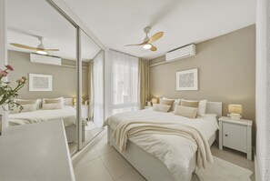 2 bedrooms, iron/ironing board, free WiFi, bed sheets