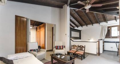 Bright Studio surrounded by trees