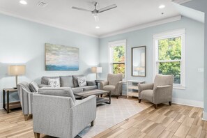 TV, books, music library, video library - Low-Speed Vehicle, Heated Pool, and Cornhole Field (Miramar Beach)