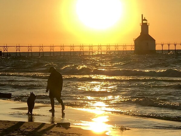 Beach nearby, sun loungers - Historic and quiet St. Joseph neighborhood: Lovely comfortable 100 yo two story (St Joseph)