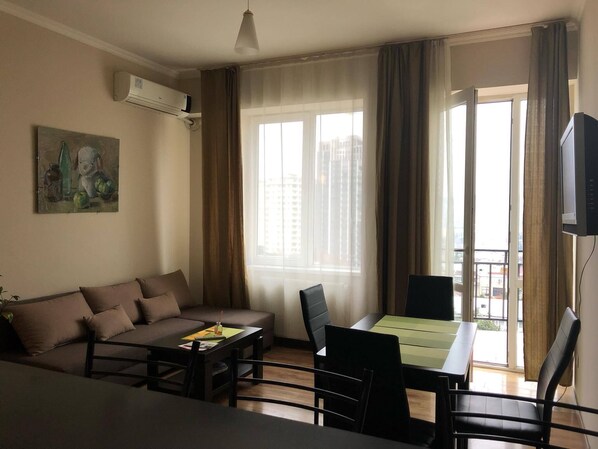 Living area - Cosy apartment Bulachauri (Vake-Saburtalo)