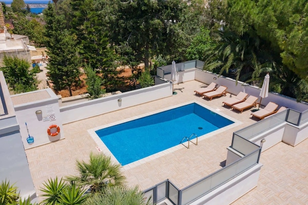 The property's biggest draw is our large swimming pool with enough sun loungers for everyone.