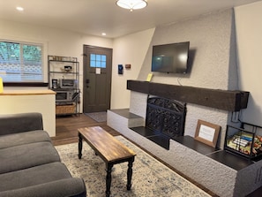 Smart TV, chimenea, Netflix y servicios de streaming