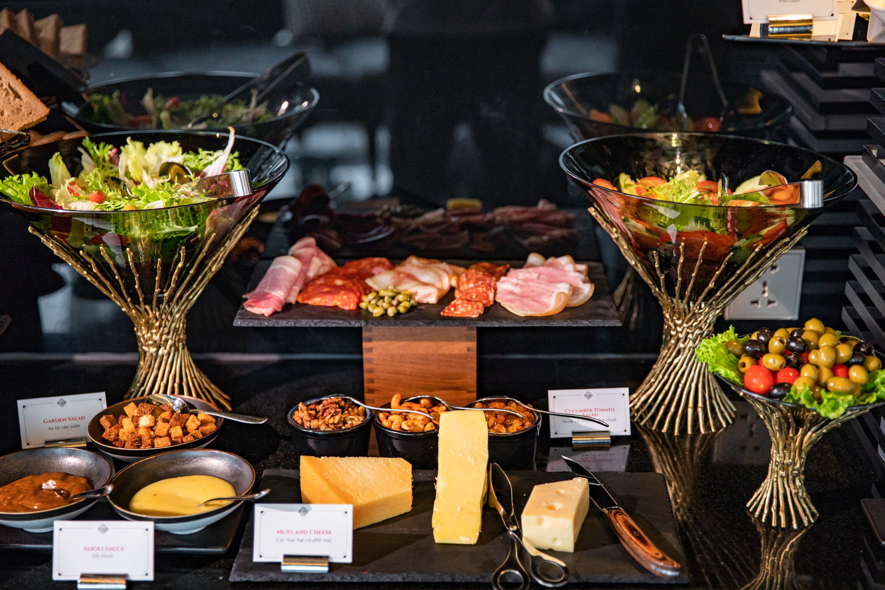 Desayuno estilo bufé