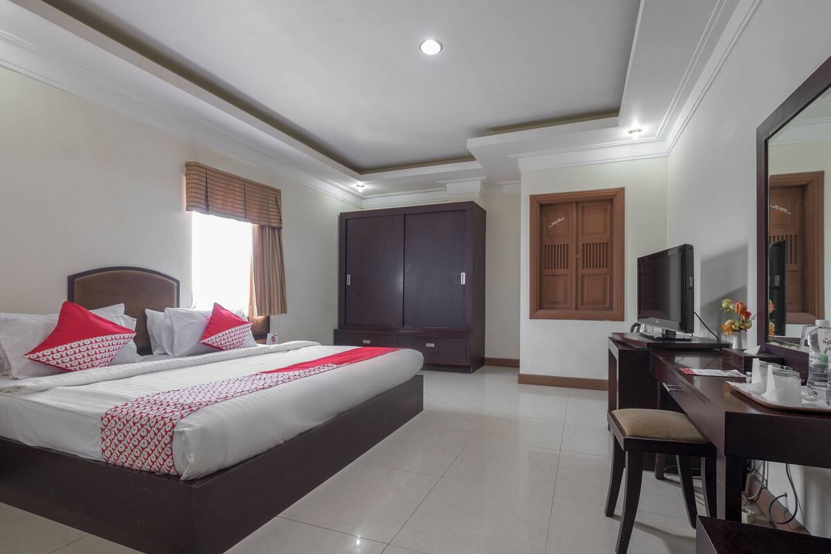 Kamar Double Deluks | Meja kerja, Wi-Fi gratis, dan seprai linen