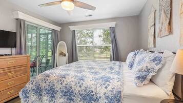 2 bedrooms, iron/ironing board, travel crib, WiFi