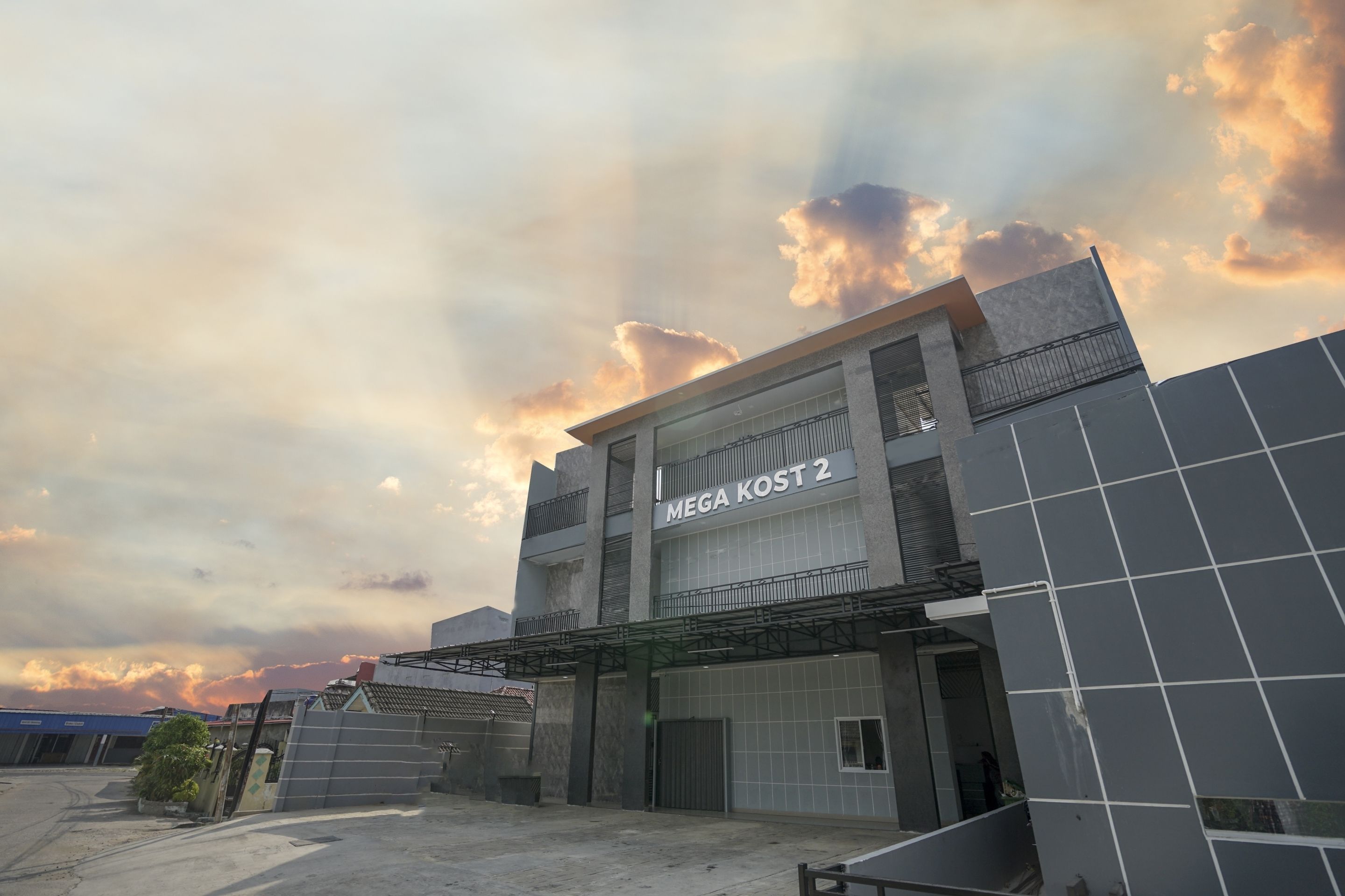 Fachada de la propiedad