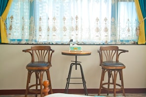 Select Comfort beds, desk, blackout drapes, free WiFi