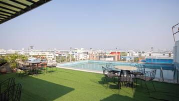 Piscina en la azotea