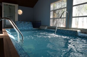 Indoor pool, a heated pool