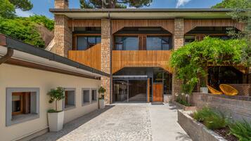 Fassade der Unterkunft