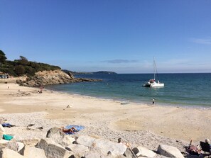 Aan het strand