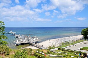Vlak bij het strand