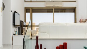 Apartment | Living area - 3BR Apt Steps from Sea W Parking (Herzliya)