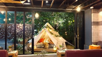Villa-type accommodation plan with transfer service Send flight details 3 days before