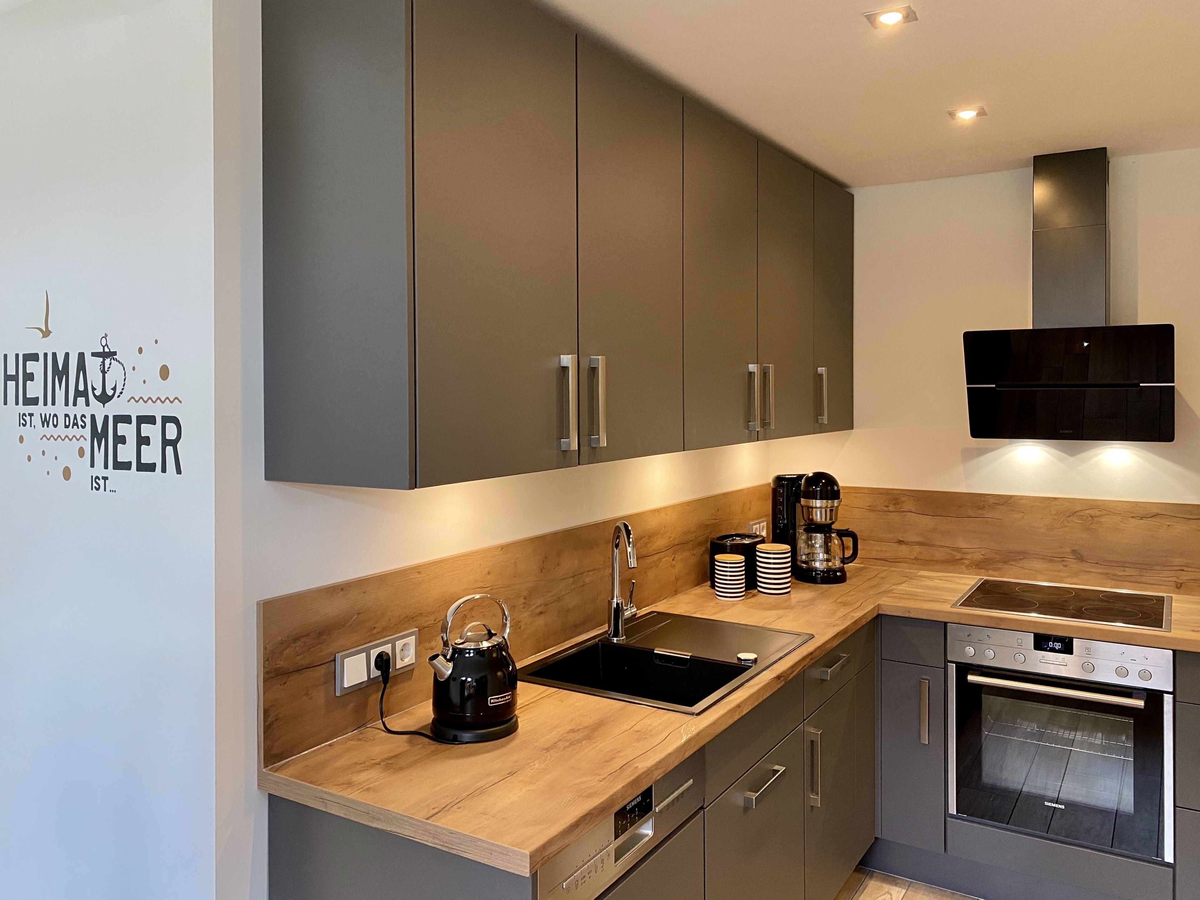 Kühlschrank, Ofen, Herdplatte, Geschirrspüler