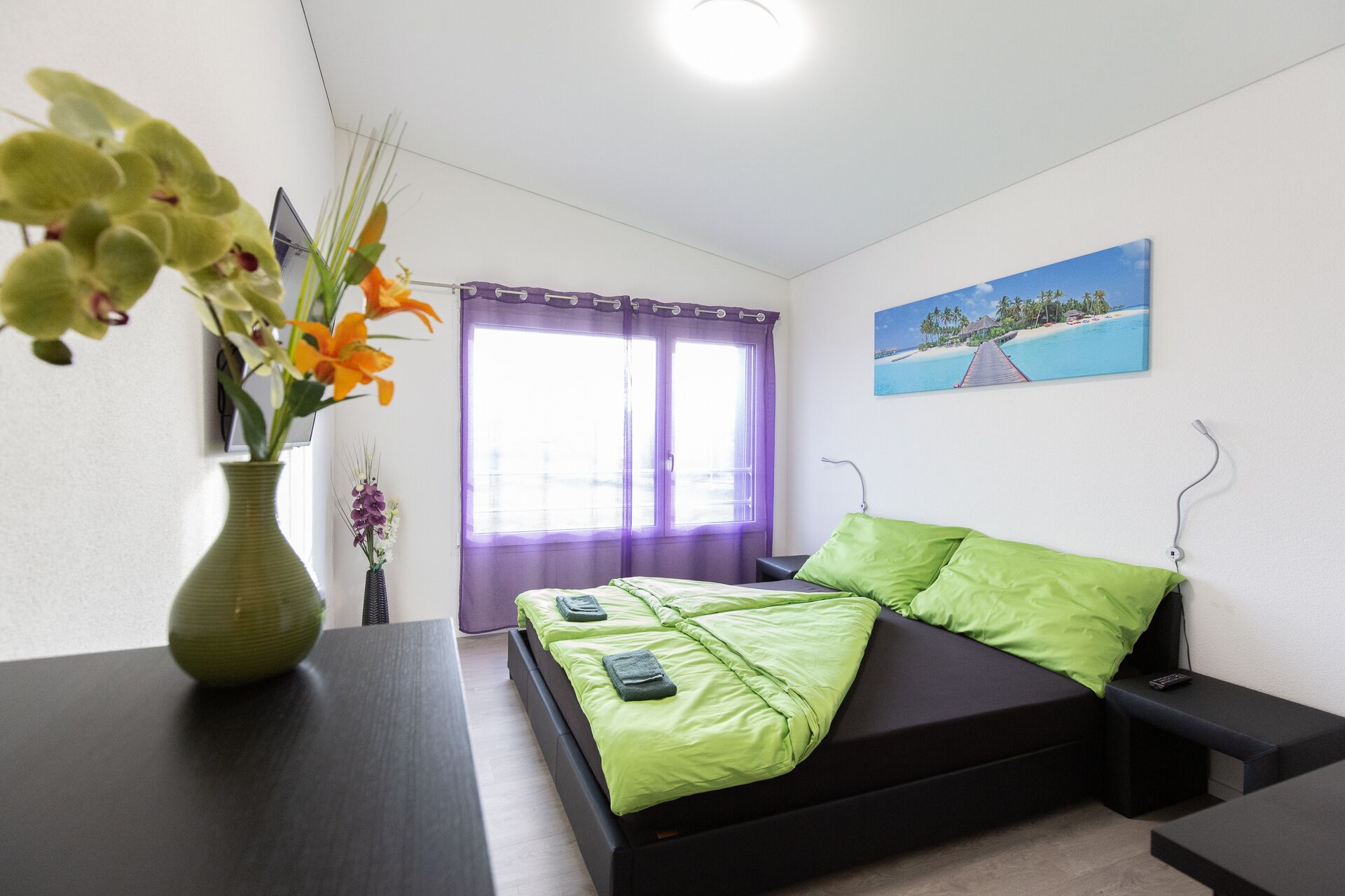 deluxe double room (bandos) | down duvets, individually decorated, individually furnished, desk