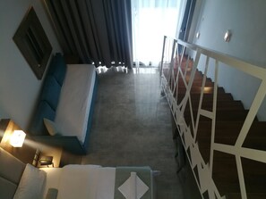 Duplex Comfort - 2 sovrum - balkong - utsikt mot trädgården | Balkong