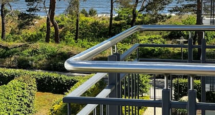 Typ I /Nr. 10 seitl. Meerblick - Strandhaus Aurell - direkt am Ostseestrand