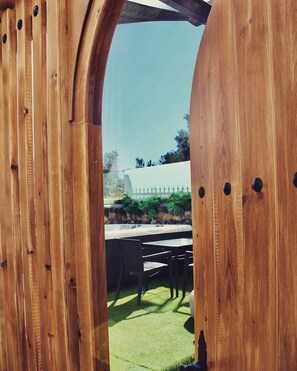 Suíte júnior (Outdoor Hot Tub) | Terraço/pátio