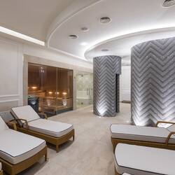 Espace de soins pour les couples, sauna, bain à remous, hammam