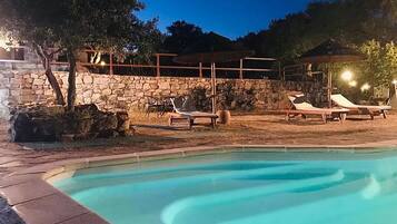 Seasonal outdoor pool