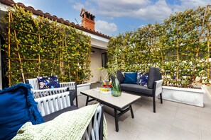 Superior-Apartment, 1 Schlafzimmer, Terrasse | Terrasse/Patio