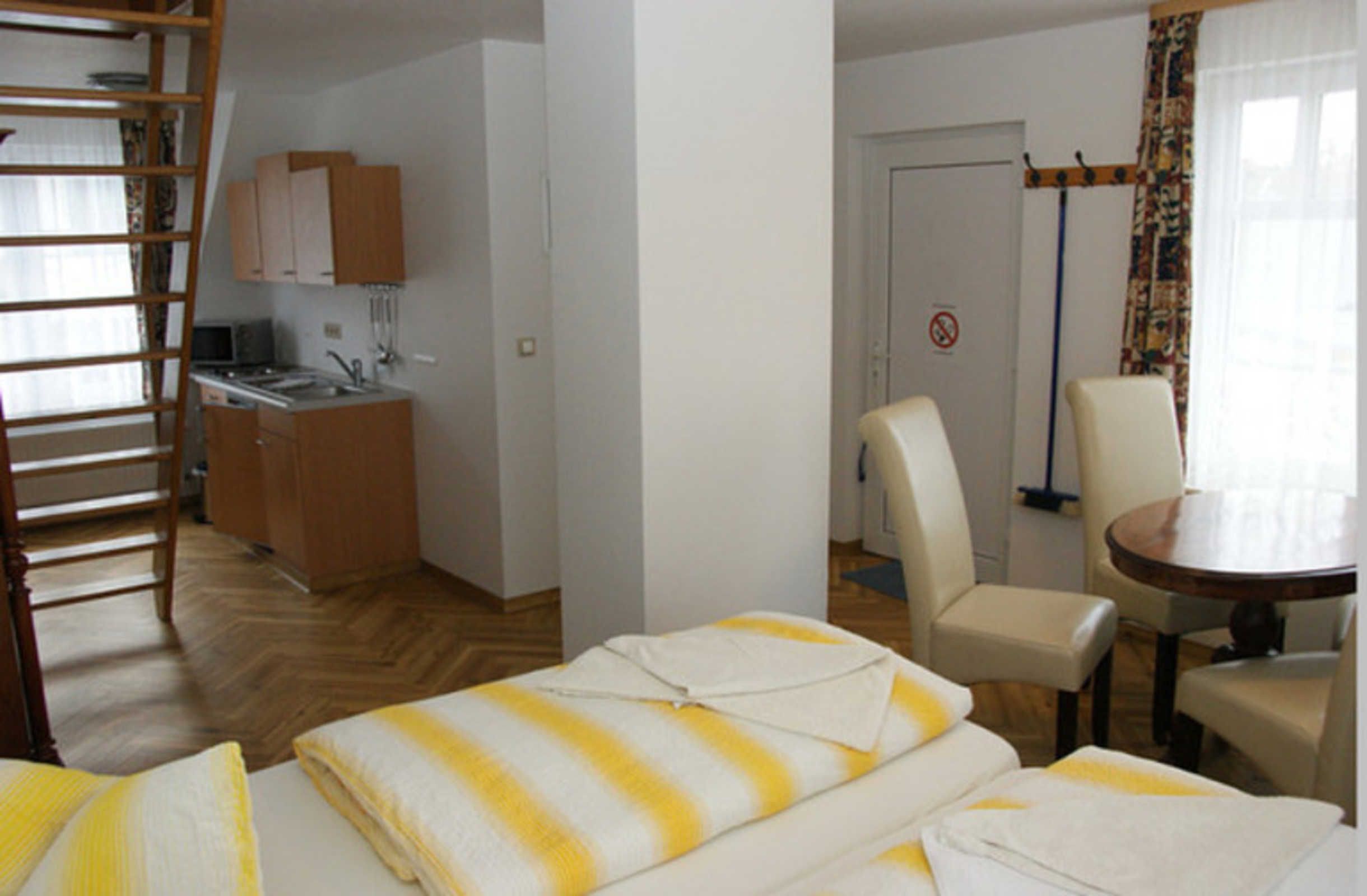 1 bedroom, travel crib, WiFi, bed sheets