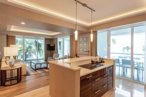 Apartment (2 Bedrooms) | Living area | TV