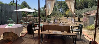 Old country house on a large plot of land in a quiet location 2km from the village of Fayence