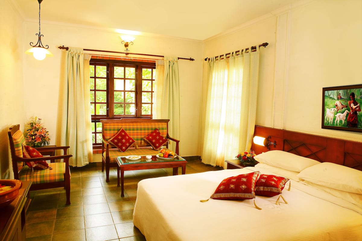 1 habitación y ropa de cama de alta calidad