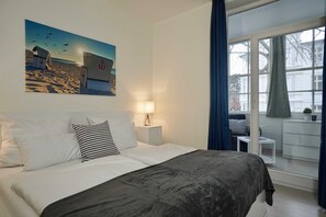 2 Schlafzimmer, Reisekinderbett, WLAN, Bettwäsche