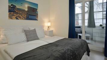 2 Schlafzimmer, Reisekinderbett, WLAN, Bettwäsche