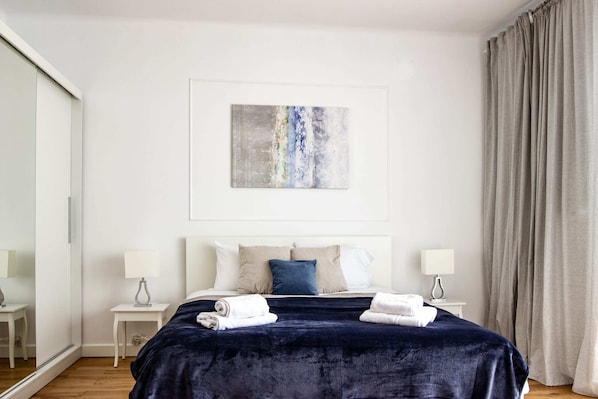 Appartement supérieur | 1 chambre, literie hypoallergénique, décor unique, ameublement unique